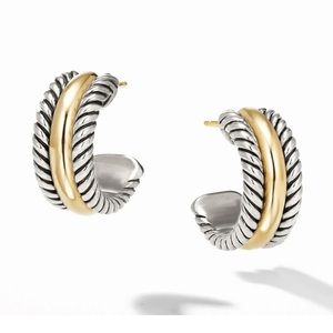David Yurman Cable Collectibles Huggie Hoop Earrings